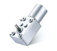 Greartisan DC 12 V 250 RPM Turbo gusano engranaje motor motor de alta torsión turbina gusano caja de engranajes Reducción motor 6 mm eje JSX40-370