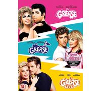 Grease 40th Anniversary Triple (Grease/Grease 2/Grease Live) (DVD) Adrian Zmed