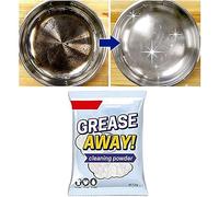 Grease Away Powder Cleaner,Instant Grease Removal Cleaner, Multifunctional Cleaning Powder,Multi-Purpose Stain Removal Kitchen Grease Cleaner, For Kitchen Sink/Oven Cookware (3Pcs)