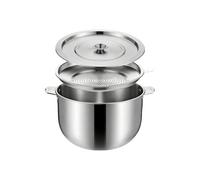 Grease Container - 2L Stainless Steel Bacon Grease Keeper for Kitchen Oil Storage | Removable Strainer Filter Heat Resistant Metal Pot with Easy Pour Spout Secure Lid & Compact Counter Design for Fryi