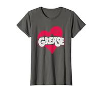 Grease Heart Camiseta, Mujer, Asfalto, S
