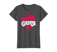Grease Heart Camiseta, Mujer, Jaspeado Oscuro, 3XL