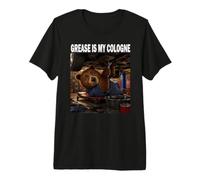 Grease is my Cologne de Coches Reparación de Autos Amante Camiseta Premium