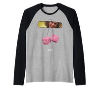 Grease Pink Ladies Dice Sandy en el Espejo Camiseta Manga Raglan