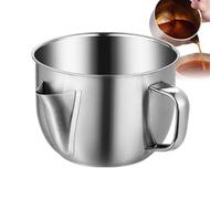 Grease Soup Separator, Stainless Steel Fat Separator, Kitchen Oil Strainer Pot, Portable Fat Separator, 1.2L Grease Separator, Frying Oil Separator, Household Grease Separator,
