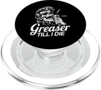 Greaser Till I Die Horror Rockabilly Skeleton Alt Rock PopSockets PopGrip para MagSafe