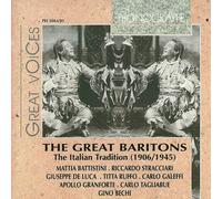 Great Baritones: Italian Tradition