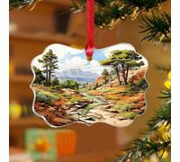 Great Basin National Park - Adorno para árbol de Navidad, para amantes de la naturaleza o viajero, discos acrílicos transparentes, pósteres de aventura, colgante para decoración de árbol de Navidad