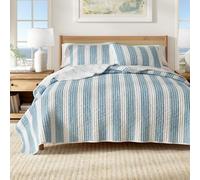 Great Bay Home Juego de Ropa de Cama para Cama Individual/Individual XL, Colcha Costera de Verano con Funda, Juego de Colcha Reversible de 2 Piezas para Todas Las Estaciones, Colcha Ligera náutica