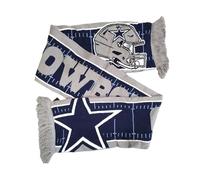 Great Branding Dallas Cowboys NFL HD Jaquard Scarf Azul Gris Bufanda