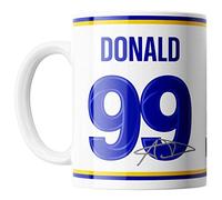 Great Branding - Taza gigante de Los Angeles Rams Aaron Donald Emoji de Los Ángeles.