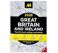 Great Britain And Ireland: AA 2026 Road Atlas Map