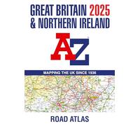 Great Britain & Northern Ireland A-Z Road Atlas 2025 (A3 Paperback)