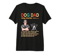 Great Dane Dog Dad Definition For Daddy Funny Fathers Day Camiseta Premium