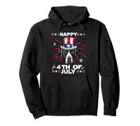 Great Dane Dog Patriotic American 4th of July Dogs Lovers Sudadera con Capucha