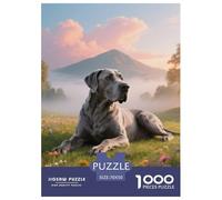 Great Dane, Juego De Puzzle 1000 Piezas, Actividad Familiar Y Convivial, Regalo O Recuerdo, Recomendado Desde 10 Años, Perro Mascota, 70x50cm/1000pcs