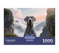 Great Dane, Juego De Puzzle De 1000 Piezas, Fomenta La Paciencia Y La Concentración, Decoración, Recomendado Desde 12 Años, Perro Mascota, 70x50cm/1000pcs