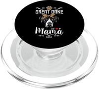 Great Dane Mama Dog Lover Puppy Dog Mom Funny Mothers Day PopSockets PopGrip para MagSafe