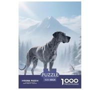 Great Dane, Puzzle De 1000 Piezas, Actividad Entretenida Y Satisfactoria, Ideal para El Hogar O como Regalo, Recomendado Desde 8 Años, Perro Mascota, 38x26cm/1000pcs