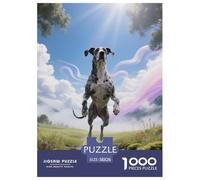 Great Dane, Puzzle De 1000 Piezas, Actividad Relajante Y Enriquecedora, Decoración O Recuerdo, Recomendado Desde 10 Años, Perro Mascota, 38x26cm/1000pcs