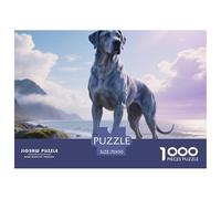 Great Dane, Puzzle De 1000 Piezas, Actividad Relajante Y Estimulante, Perfecto para Regalos O Exhibiciones, Recomendado Desde 10 Años, Perro Mascota, 70x50cm/1000pcs