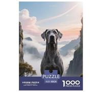 Great Dane, Puzzle De 1000 Piezas, Experiencia Relajante Y Gratificante, Ideal para Decoración O Regalos, Recomendado Desde 12 Años, Perro Mascota, 38x26cm/1000pcs