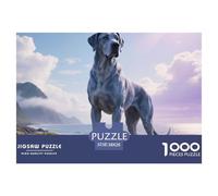Great Dane, Rompecabezas De 1000 Piezas, Momento De Relajación Y Diversión, Regalo Adecuado para Todas Las Ocasiones, Recomendado Desde 10 Años, Perro Mascota, 38x26cm/1000pcs