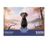 Great Dane, Rompecabezas De 1000 Piezas, Momento Relajante Y Estimulante, Regalo Original, Recomendado Desde 14 Años, Perro Mascota, 38x26cm/1000pcs