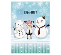 Great Eastern Entertainment Spy X Family - Snowman & Anya Forger Sublimation Throw Blanket 46" W x 60" H