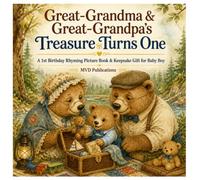 Great-Grandma & Great-Grandpa's Treasure Turns One: A 1st Birthday Rhyming Picture Book & Keepsake Gift for Baby Boy (1st First Birthday Keepsake Books)