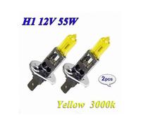 Great Hippcron Halogen Bulb H1 Yellow 2 Pcs(1 Pair) 12v 55w 3000k Quartz Glass Car Headlight Auto Light Xenon Fog Lamp The Best Zekai