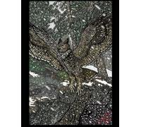 Great Horned Owl Journal / Notebook with lined pages.