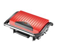 Great Jacob - Sandwichera, 1500W, Parrilla eléctricas, Máquina para panini, Grill, Placas con Revestimiento Antiadherente, Asa de toque frío, Almacenamiento vertical. Libre de BPA, Rojo y negro