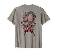Great Japanese Fighter vs Dragon Camiseta