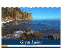 Great Lakes - Die großen Seen (Wandkalender 2026 DIN A3 quer), CALVENDO Monatskalender: Rund um die Großen Seen bietet sich dem Besucher eine ... riesigen Wälder und unzähligen Leuchttürmen.