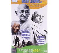 Great Leaders on the Path of Non-violence (Double Disc Dvd) Exploring the Life of Gandhi & Madela Documentary and Sardar