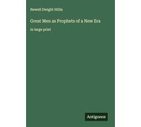 Great Men as Prophets of a New Era: in large print