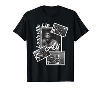 Great Moment Store Camiseta Unisex Niños, Adultos, Boxeo, Deporte, Icónica, Manga Corta, Camiseta, Negro, Pequeño EU