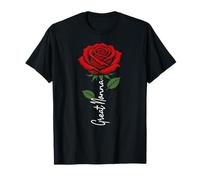 Great Nonna - Rosa Floral para el día de la Madre, estética Minimalista Camiseta