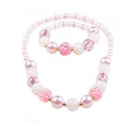 Great Pretenders 86109 Charms perlados BL y NL en rosa