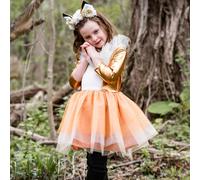 Great Pretenders - Woodland Fox Dress w/HB, maat US 3-4 mutsen (Importación USA)