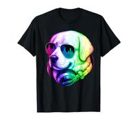 Great Pyrenees DJ Auriculares Retro Music Dog Lover Camiseta