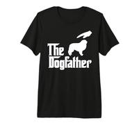 Great Pyrenees Dog Dad The Dogfather Funny Dogs Lovers Camiseta Premium