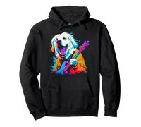 Great Pyrenees Dog Guitarra Sudadera con Capucha