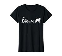 Great Pyrénées Pyr Mom Dad Dog Love Pat Camiseta gráfica económica, Mujer, Negro, S