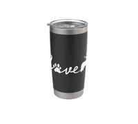 Great Pyrénées Pyr Mom Dad Dog Love Pat Vaso térmico de acero inoxidable de doble pared