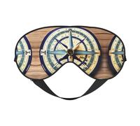 Great Sea Voyage - Antifaz para dormir de seda sintética, relajación, con correa elástica ajustable, ideal para viajes y sueño profundo