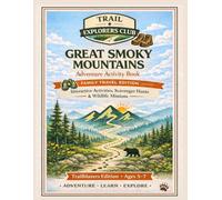 Great Smoky Mountains Adventure Activity Book: Interactive Activities, Scavenger Hunts & Wildlife Missions for Kids Ages 5-7