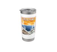 Great Smoky Mountains Vintage WPA National Park Smokies Vaso térmico de acero inoxidable de doble pared
