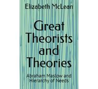 Great Theorists and Theories: Abraham Maslow and Hierarchy of Needs